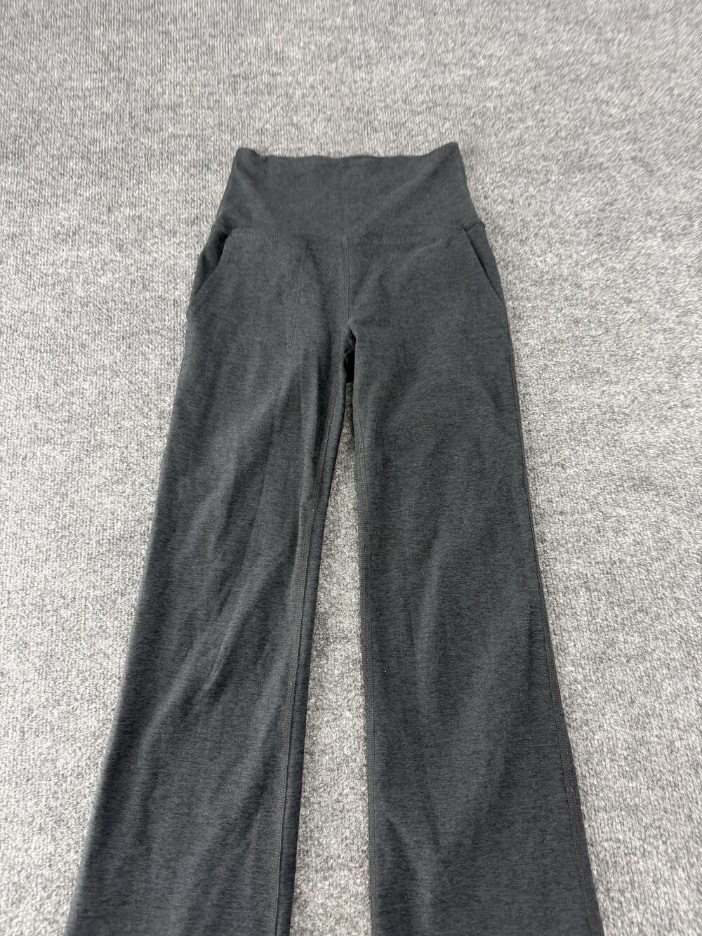 Beyond Yoga Pants Womens Small Gray High Rise Flare Leg Yoga Made USA - Picture 2 of 9
